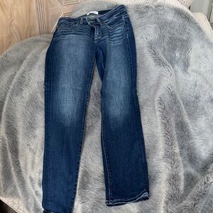 BKE Dark Blue Straight Leg Jeans